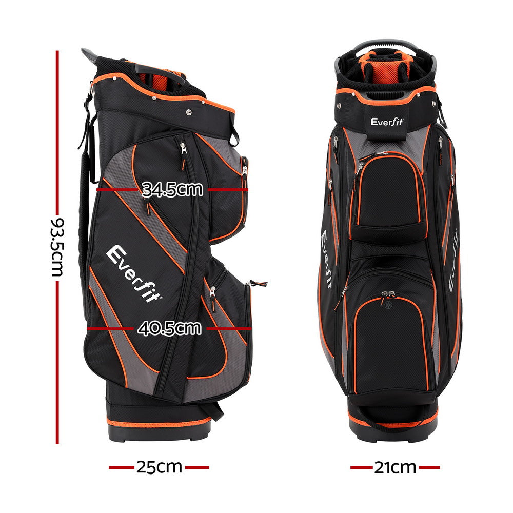 14 Ways Dividers | Golf Bag Stand | Insulated Carry Bag | Zippered Rain Cover