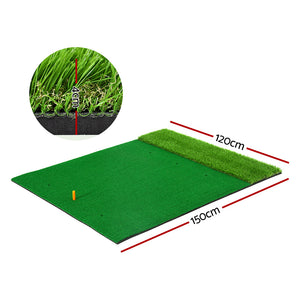 Everfit Golf Hitting Mat | Portable | Driving Practice Range | 2 in 1