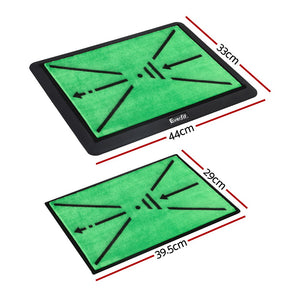 Everfit Golf Hitting Mat | Training Swing Path Aid | 44x33cm