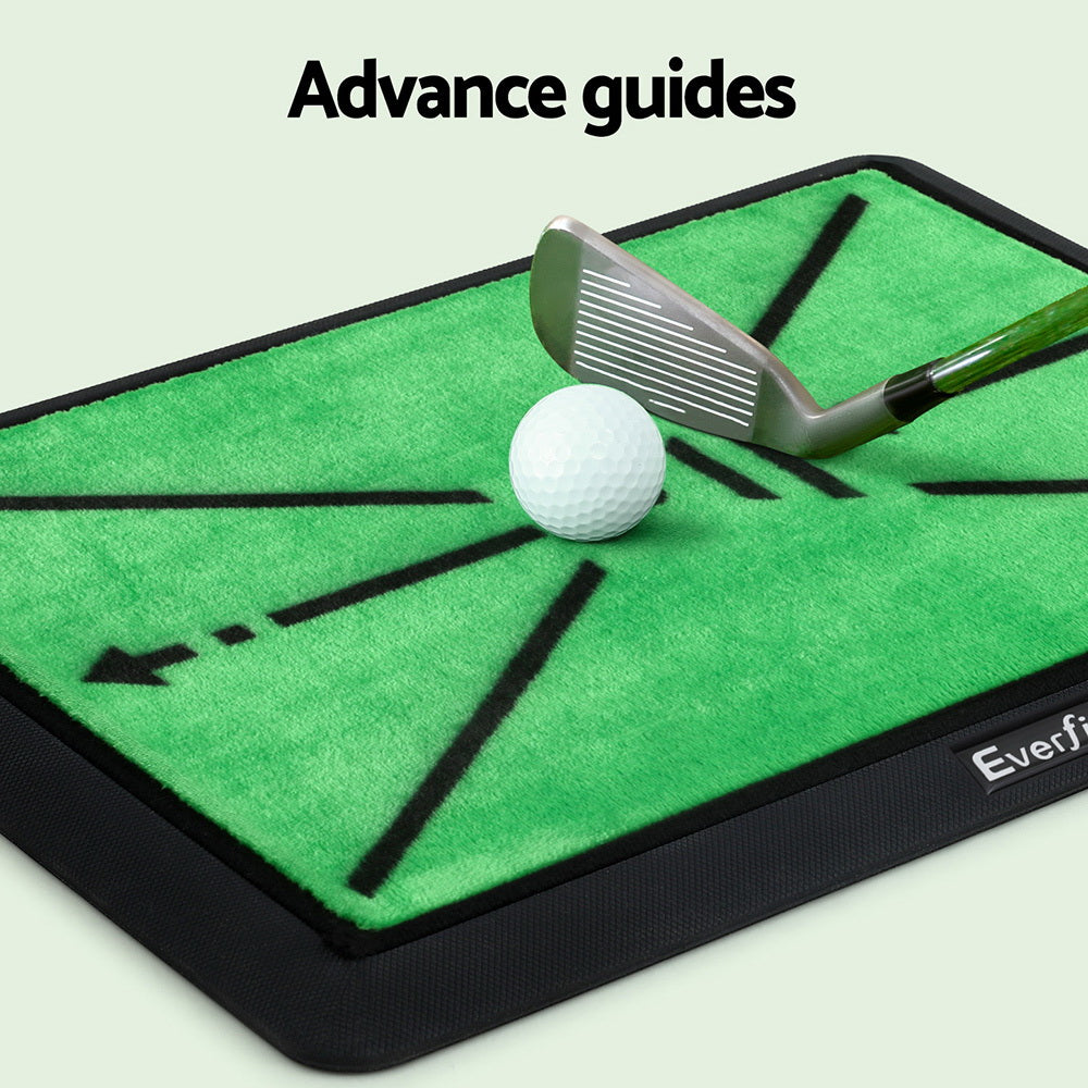 Everfit Golf Hitting Mat | Training Swing Path Aid | 44x33cm