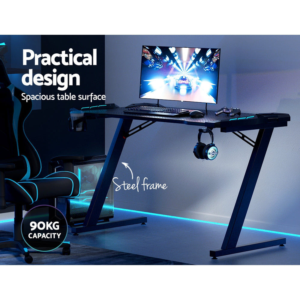 Gaming Desk | Computer Desks | LED Light | 120CM