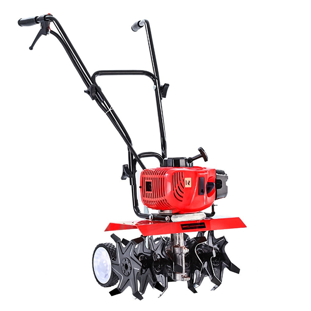 Garden Tiller Rototiller | 88CC | 6 Blades Cultivator | Soil Power Rotary Hoe