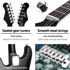 Alpha Electric Guitar | Music String Instrument | 20W Amplifier