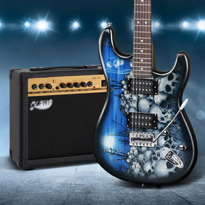 Alpha Electric Guitar | Music String Instrument | 20W Amplifier