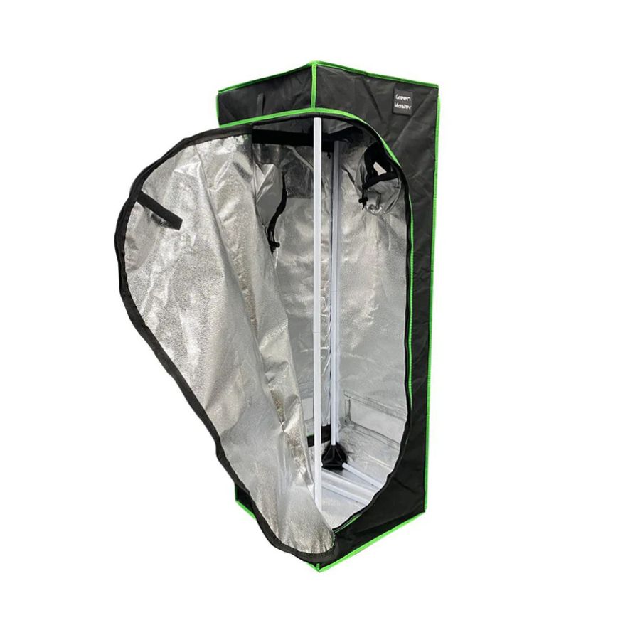 Green Master Grow Tent | 50cm x 50cm x 100cm | Heavy-Duty 600D Fabric