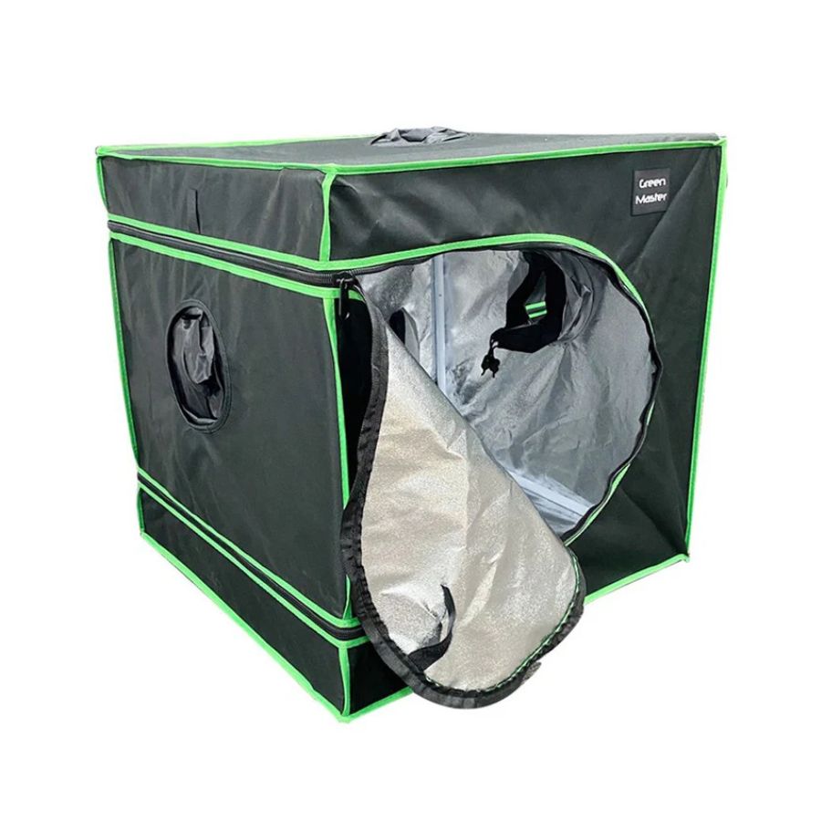Green Master Grow Tent | 60cm x 60cm x 60cm | Heavy-Duty 600D Fabric