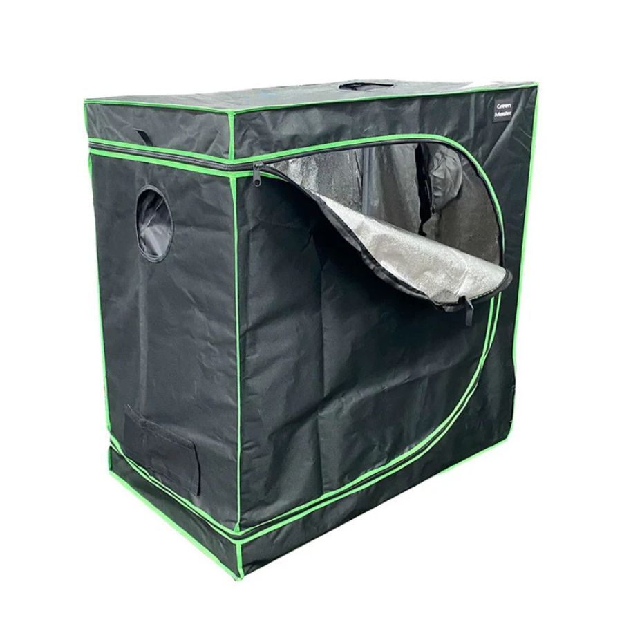 Green Master Grow Tent | 90cm x 60cm x 100cm | Heavy-Duty 600D Fabric
