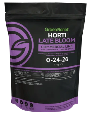 GreenPlanet Horti Late Bloom 2.3kg | 0-24-26 Final Flowering Nutrient | Dry Finisher with Magnesium & Sulphur