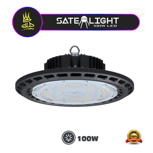 Growlight Direct GLD 100W Satelight LED Grow Light | Full Spectrum | 2.1 µmol/J | PPF 210 µmol/s | Passive Cooled | Waterproof Aluminium Housing