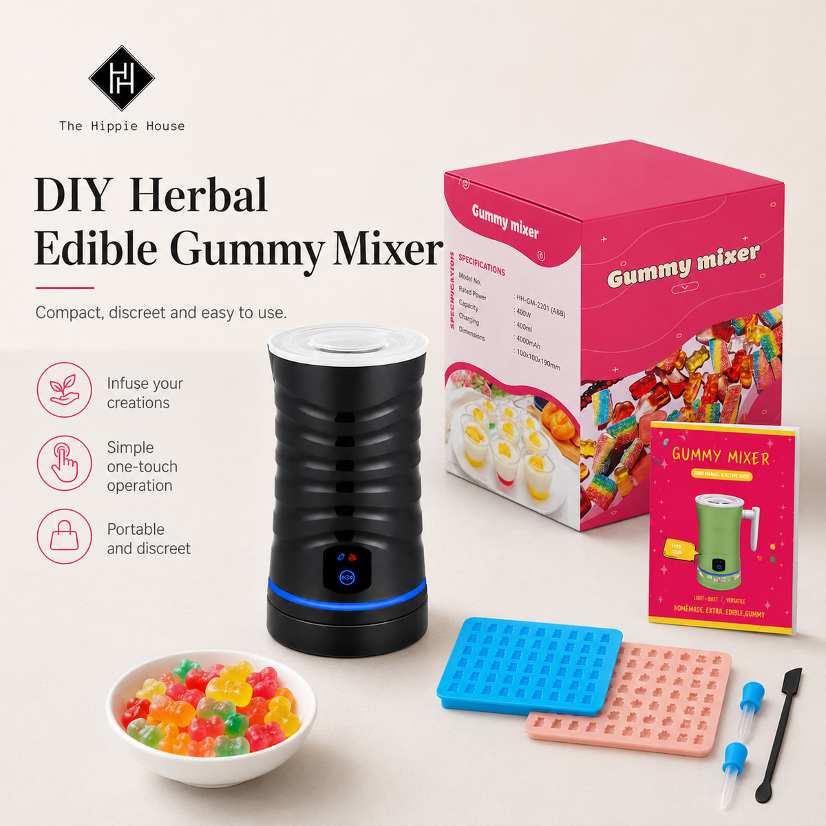 Gummy Maker | DIY Herbal Edible Gummy Mixer