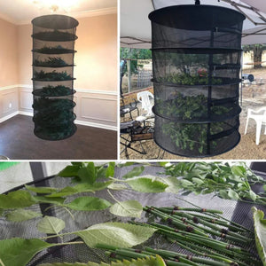 6 Teir Foldable Drying Rack For Herbs & Flower Buds | 2 Designs