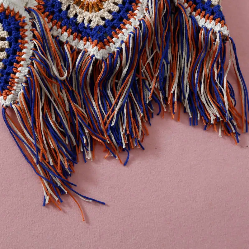 Hollowed Out Bohemian Knitted Cotton Beach Top | Various Colours + Fre Sizes