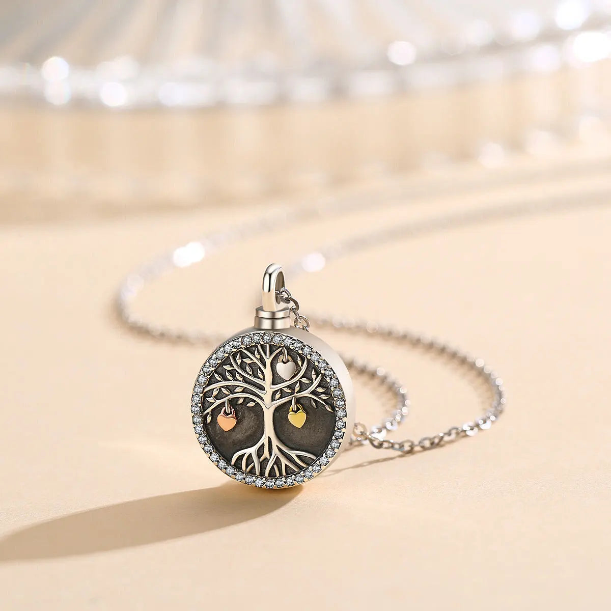 Tree of Life Cremation Locket / Pendant | 925 Sterling Silver