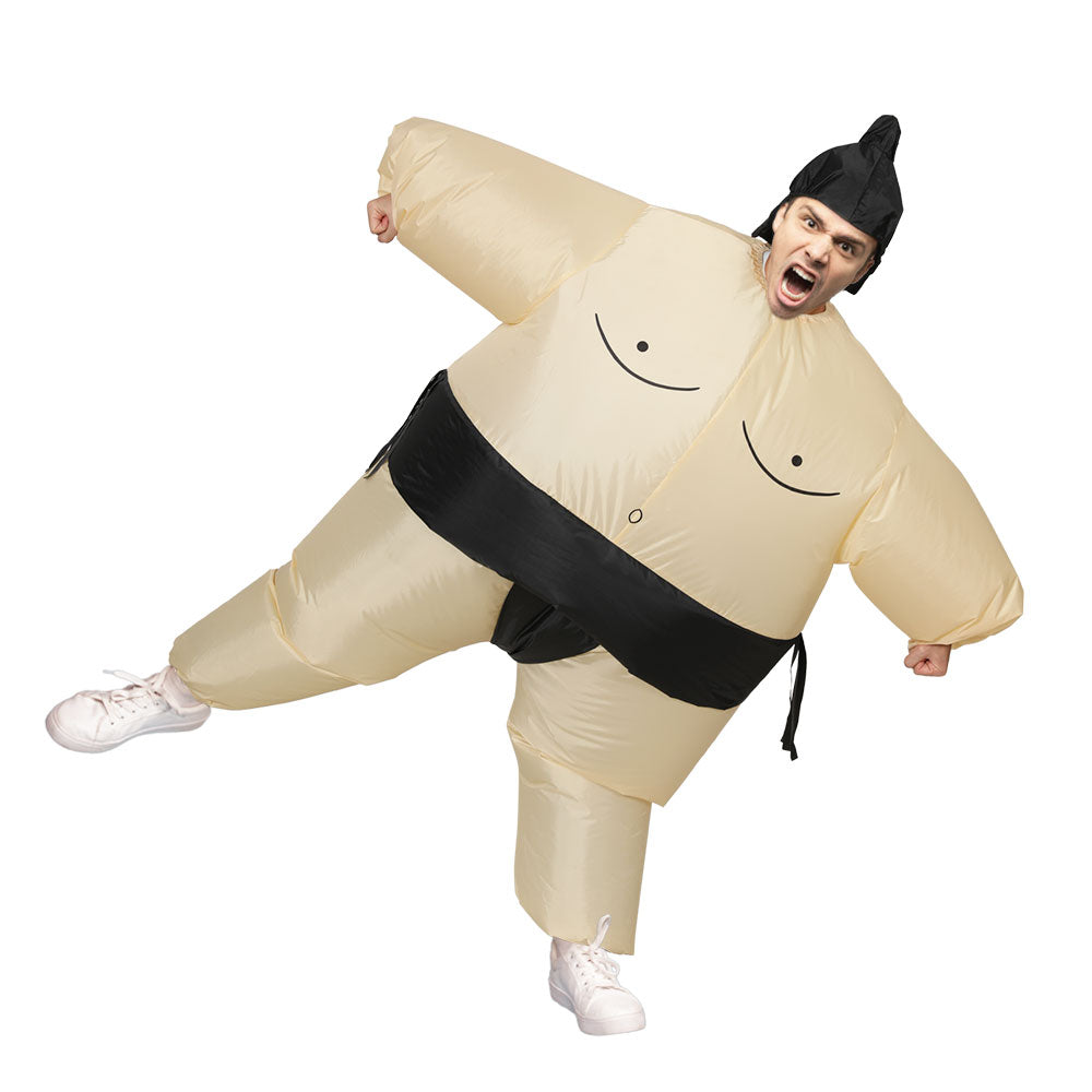 Inflatable Sumo Costume | Adult Suit | Blow Up Party Fancy Dress | Halloween Cosplay