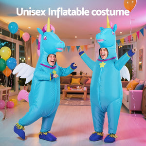 Inflatable Unicorn Costume | Adult Blow-Up Fancy Dress Party Suit | Halloween & Cosplay Outfit