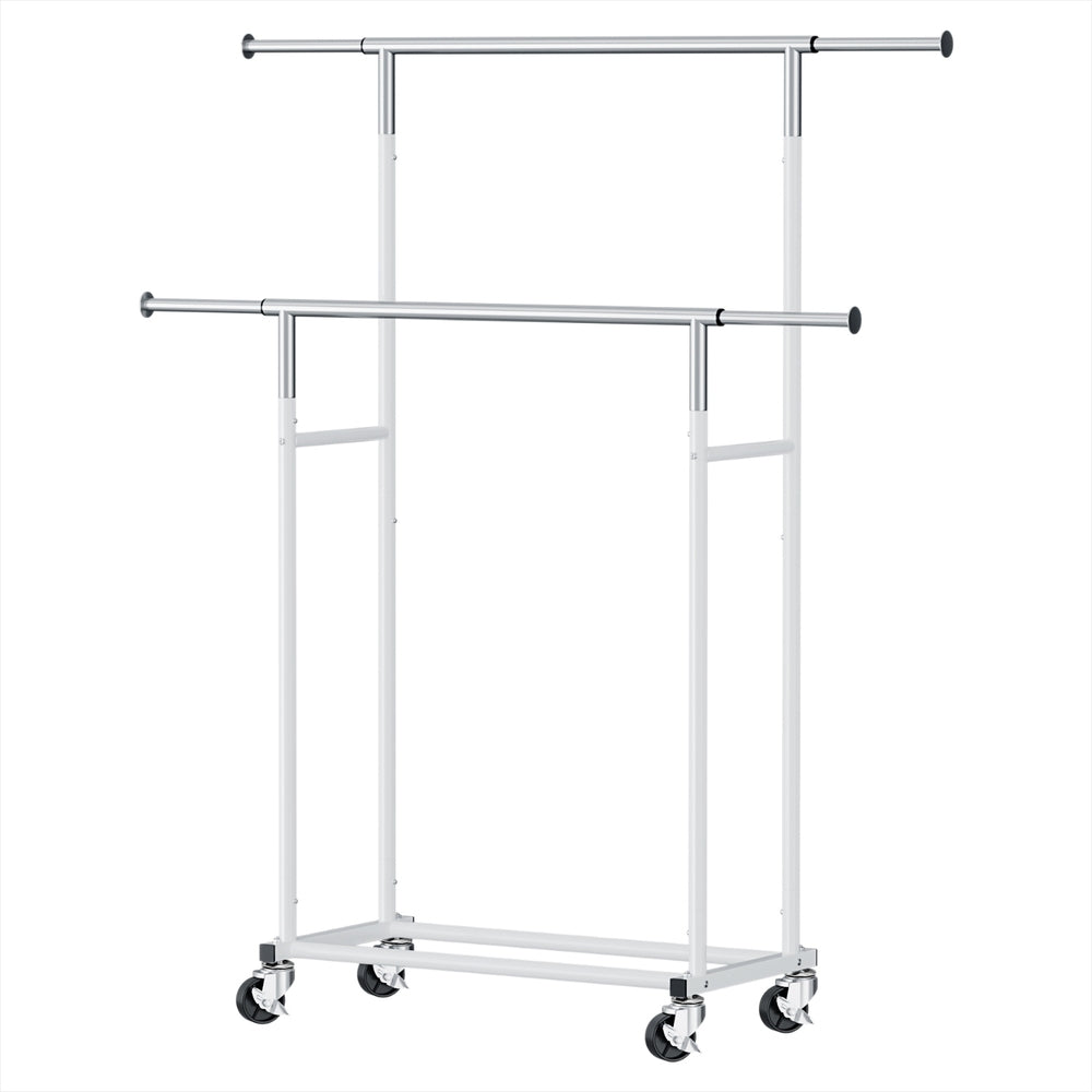 Artiss Clothes Rack | Double Rod | Coat Stand Airer | Adjustable Hanger