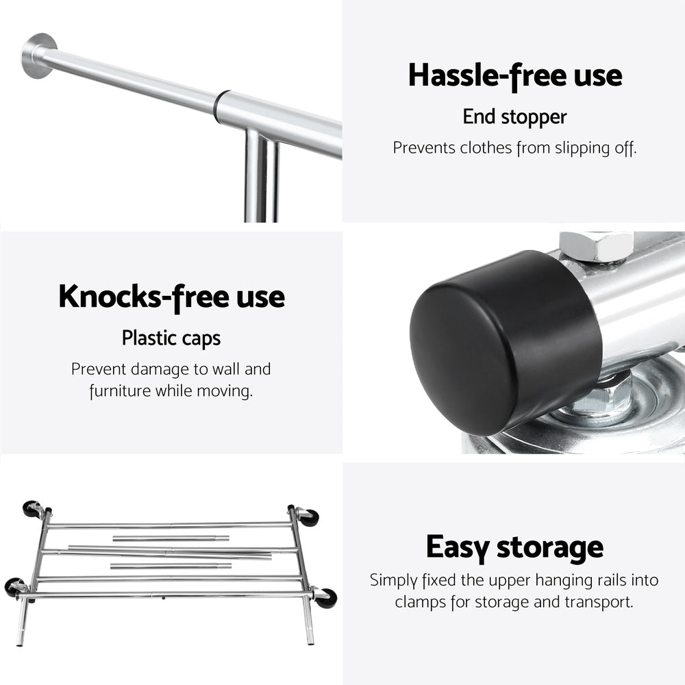 Artiss Clothes Rack | Airer Rail | Adjustable Coat Stand Hanger