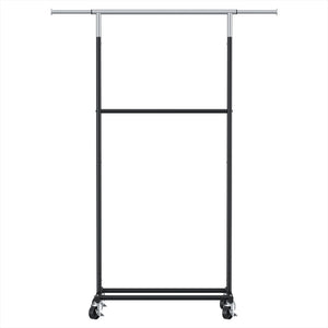 Artiss Clothes Rack | Double Rod | Coat Stand Airer | Adjustable Hanger