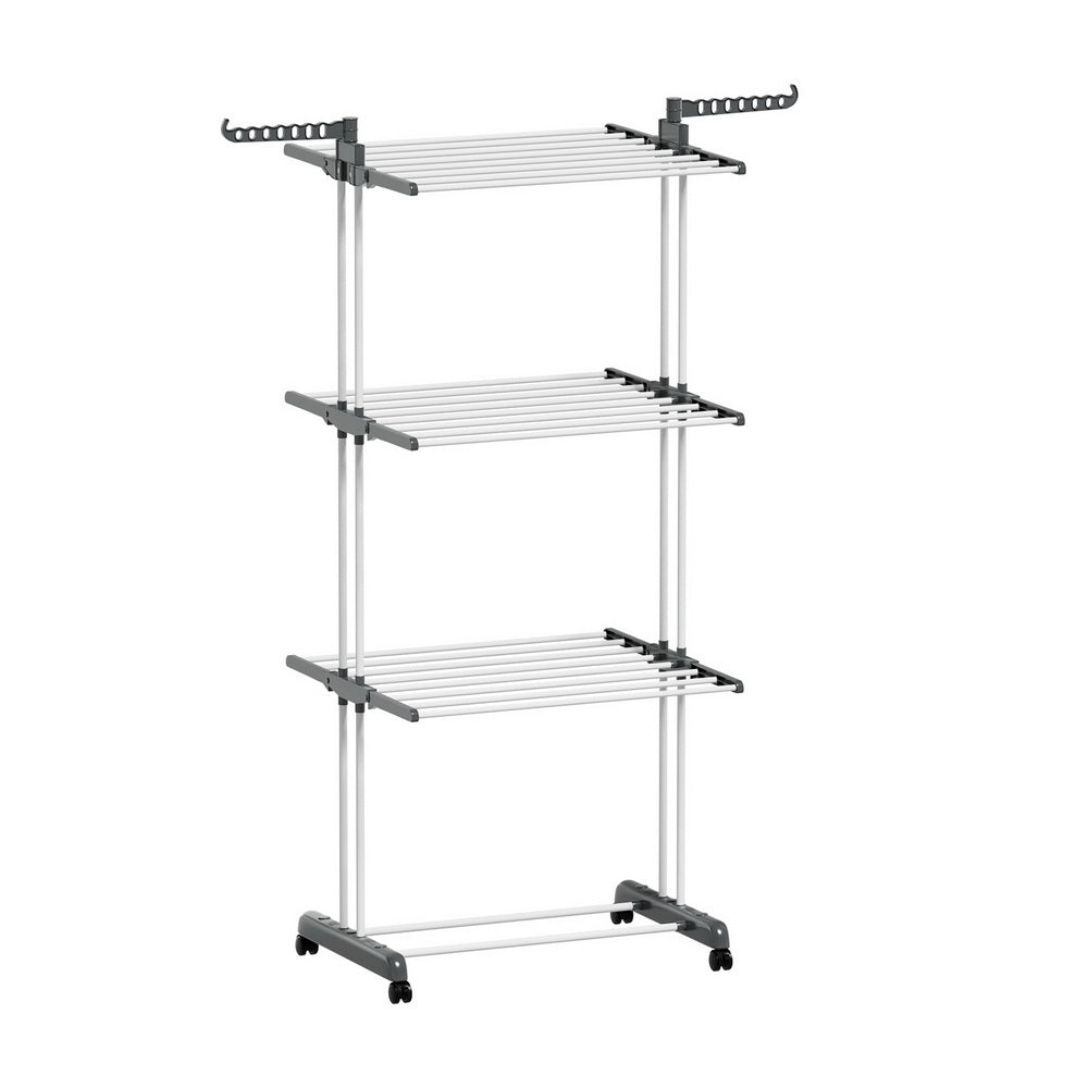 Artiss Clothes Drying Rack 173cm Coat Aier Hanger Foldable