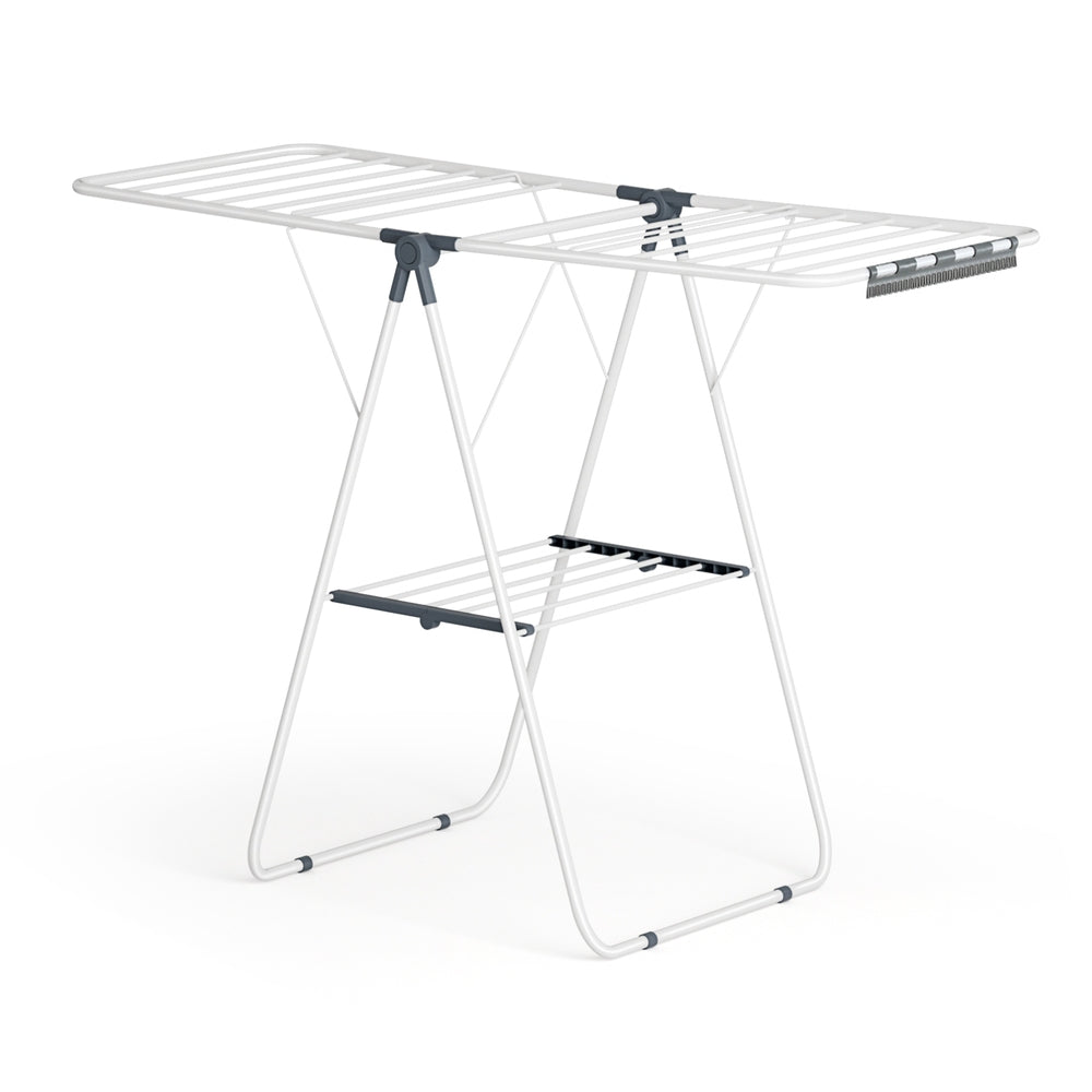 2-Tier Clothes Rack | Foldable Airer | 139cm | White