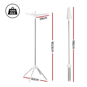 Foldable Clothes Airer | Rotating Hanger Rack | 163cm Height