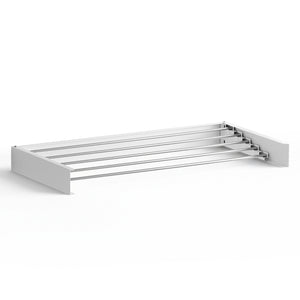 Wall Mounted Clothes Airer | Foldable Drying Rack | White