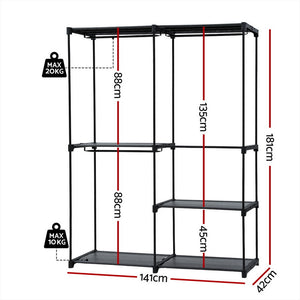 Clothes Rack Wardrobe | 181cm Height | Garment Stand