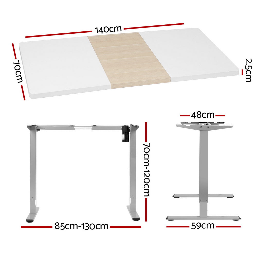 Artiss Standing Desk | Electric Sit Stand Desk | 140CM