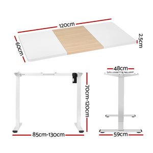 Artiss Standing Desk | Motorised Sit Stand Desk | 120CM