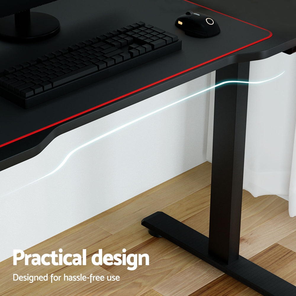 Gaming Desks | Standing Desk | Motorised | 140CM | Black