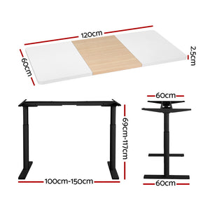 Artiss Standing Desk | Motorised Electric Dual Motor | 120CM