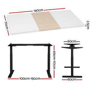 Artiss Standing Desk | Motorised Electric Dual Motor | 140CM