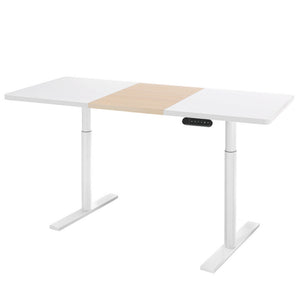 Artiss Standing Desk | Motorised Electric Dual Motor | 140CM | White Pine