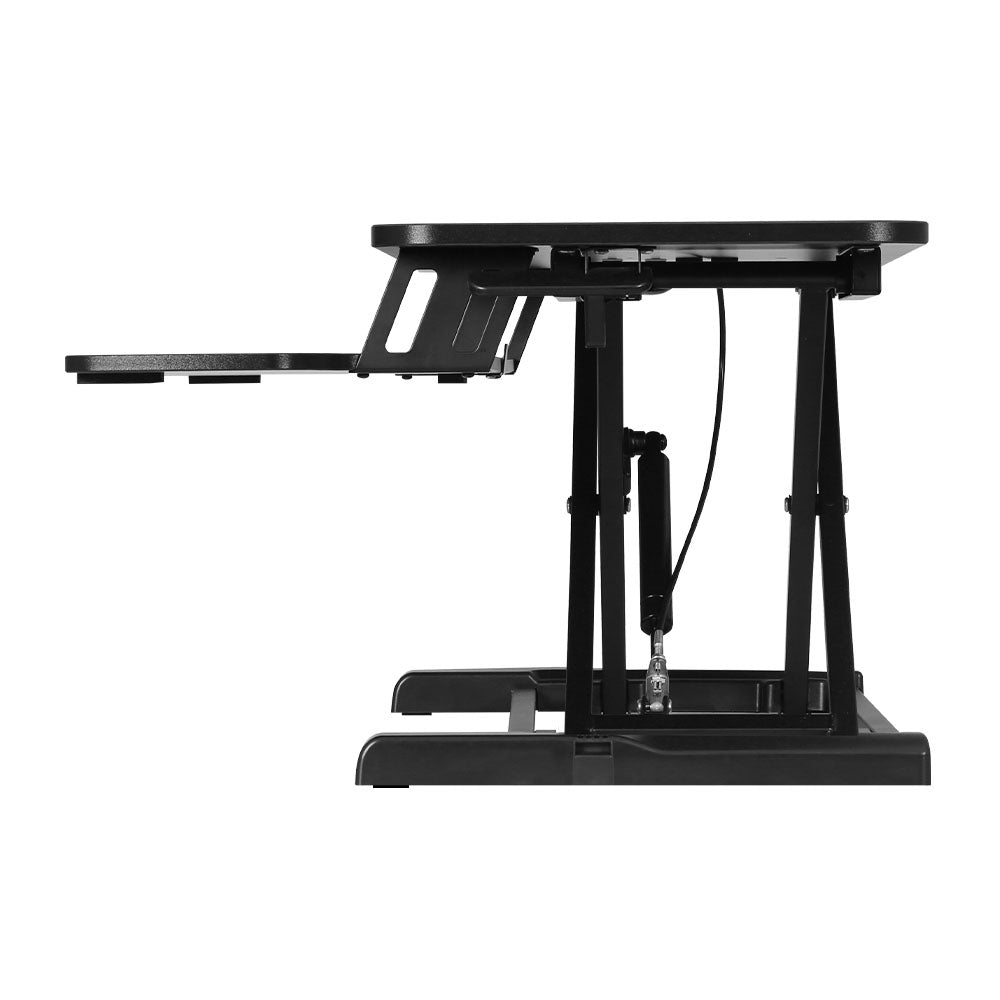 Standing Desk Riser | Height Adjustable | Black | 80CM