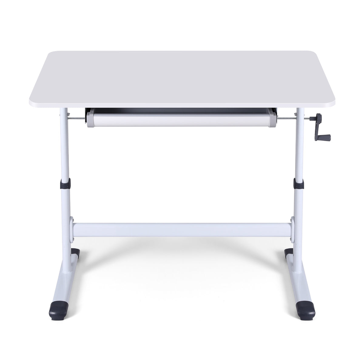 Standing Desk | Height Adjustable | 100cm Workstation | White