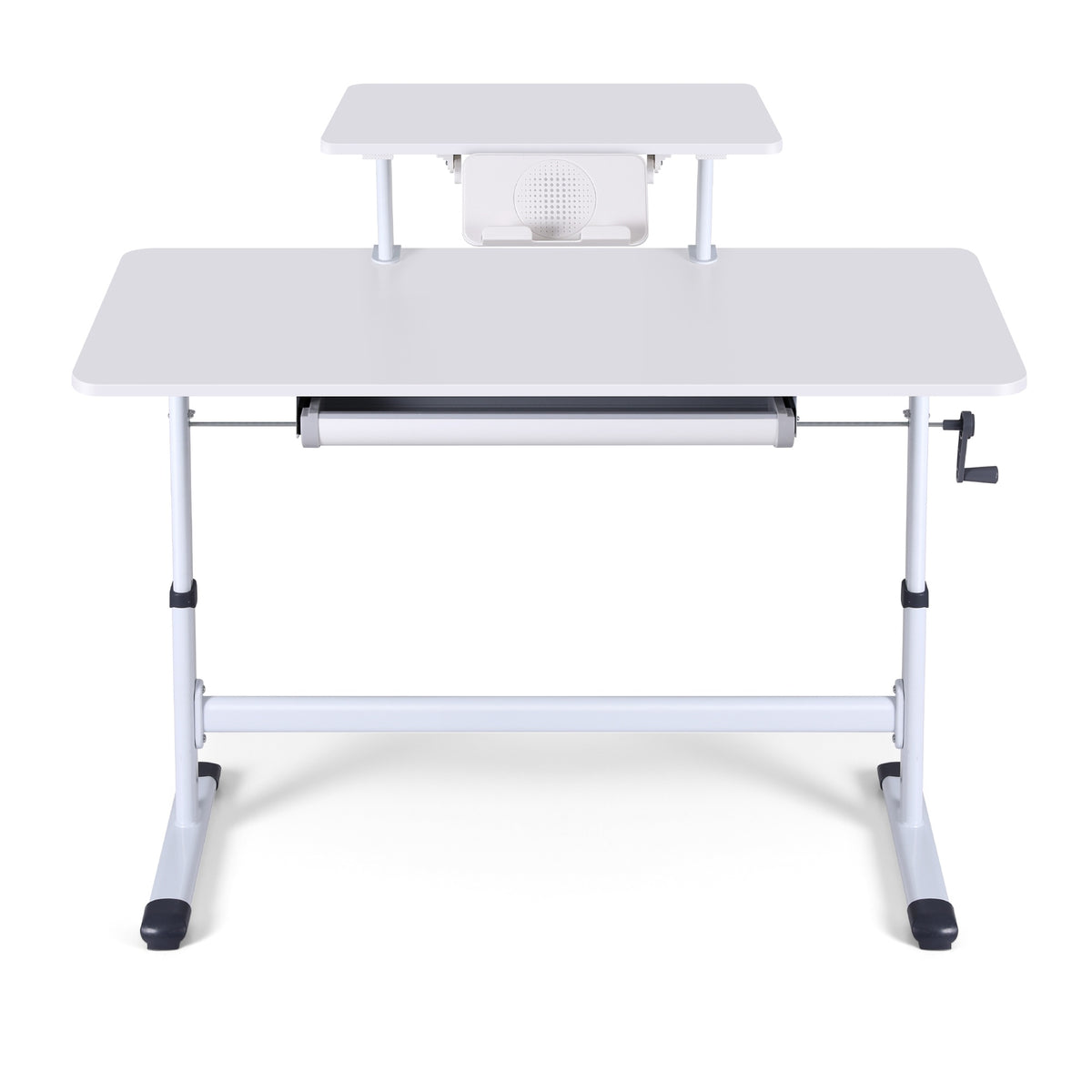 Height Adjustable Standing Desk | 120cm | Study Workstation | White