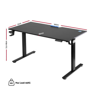 Electric Sit-Stand Desk | 140cm | Motorised Height Adjust | Workstation