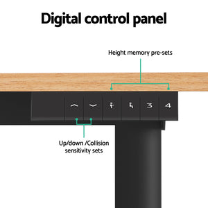 120CM Artiss Electric Standing Desk | Sit Stand Desk | Home Office | Computer Desk