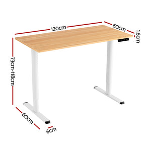 120CM Artiss Electric Standing Desk | Sit Stand Desk | Home Office | Computer Desk