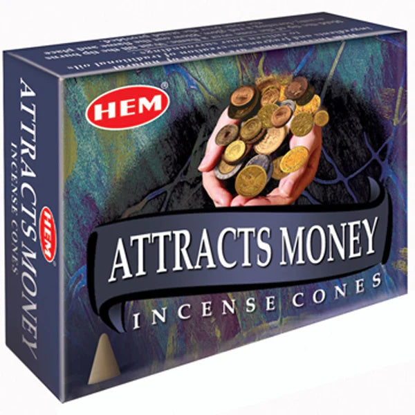 HEM - Attracts Money - 120 Incense Cones