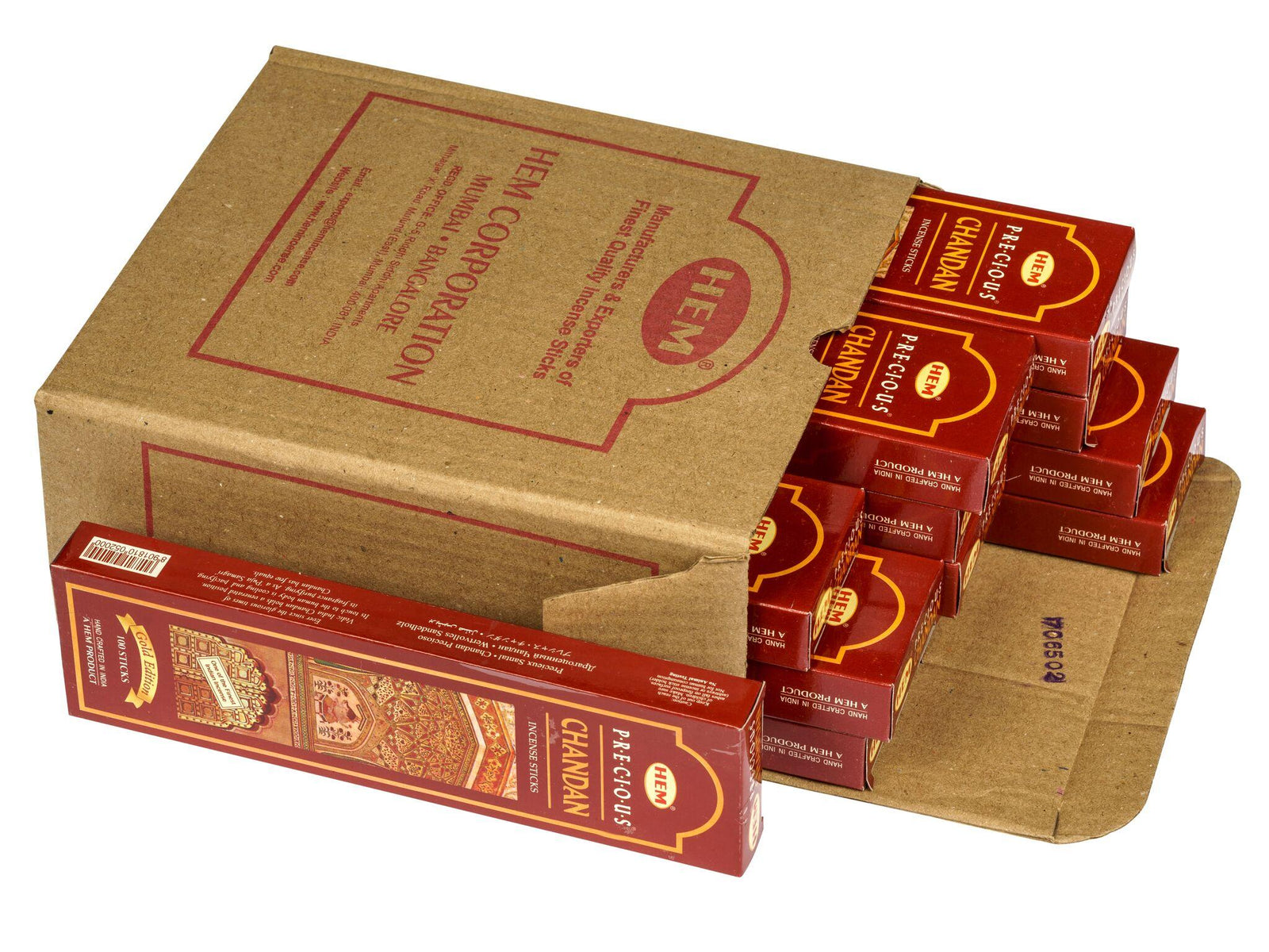 HEM Precious Chandan Incense Sticks - 1 Kilo Box