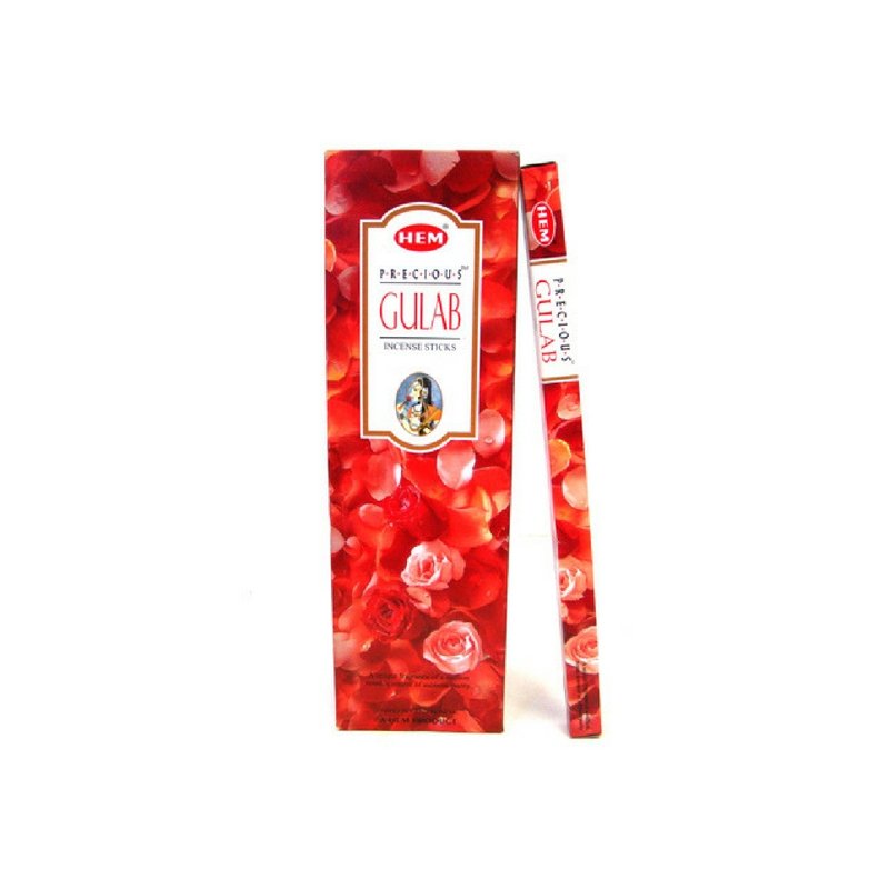 HEM Precious Gulab (Rose) Incense Sticks - 200 Sticks