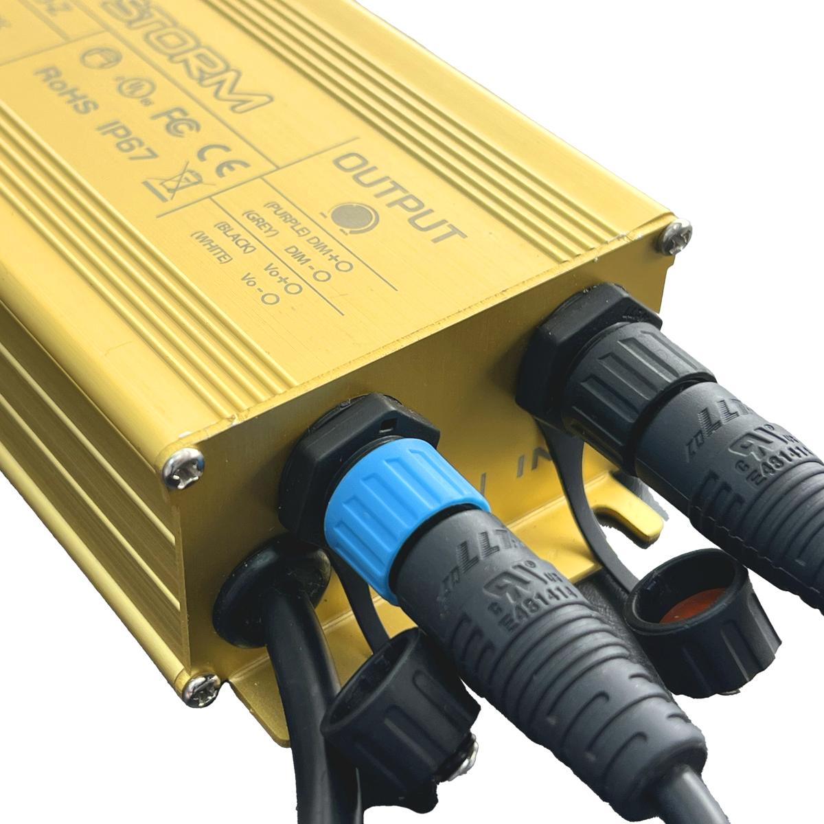 HI-PAR Understorm Under-Canopy LED Grow Light | 200W Full Spectrum | PPF >507 µmol/s | 2.52 µmol/J | IP65 | Includes Manual Dimmer + Stands