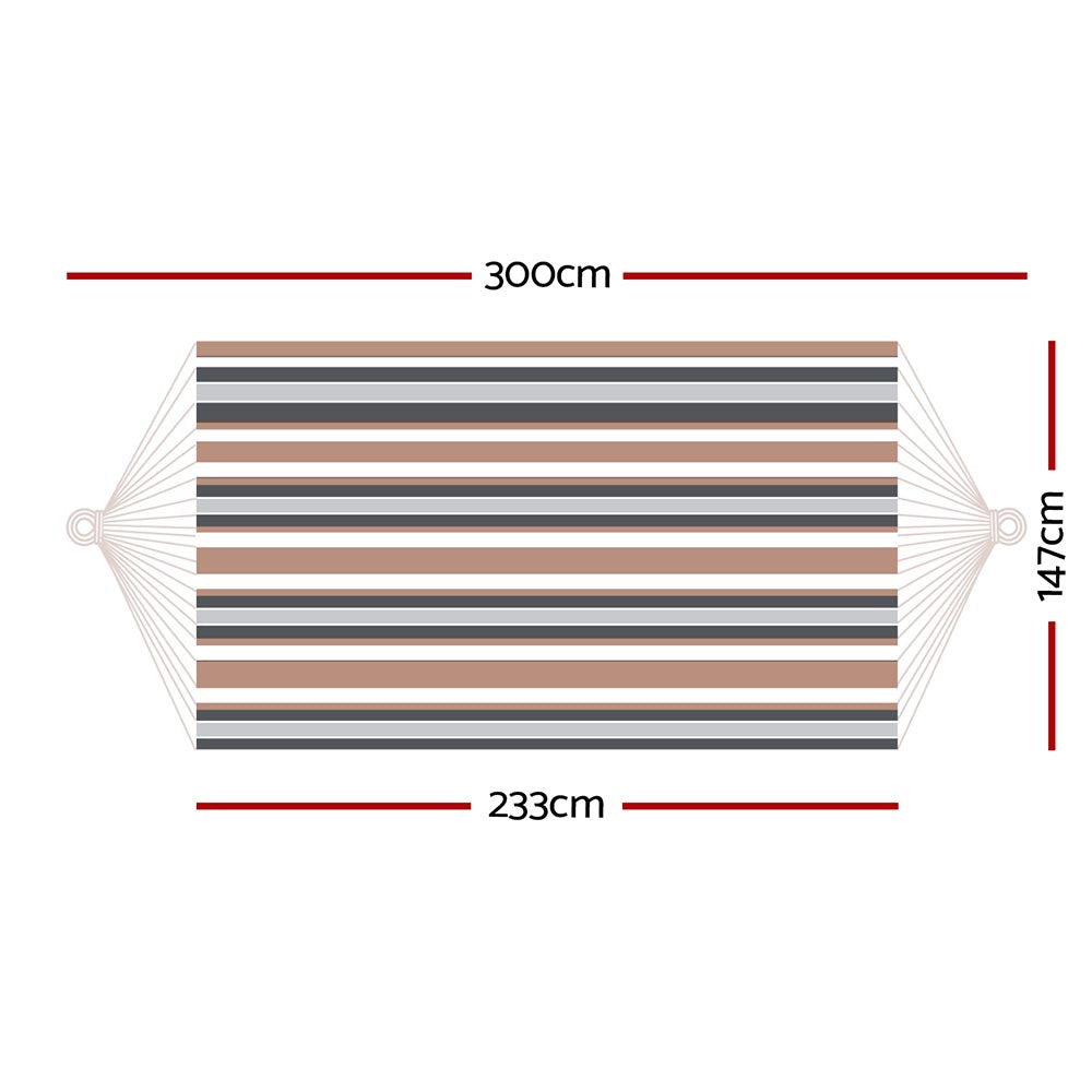 Hammock Bed | Outdoor Camping Hammocks | Beige Grey