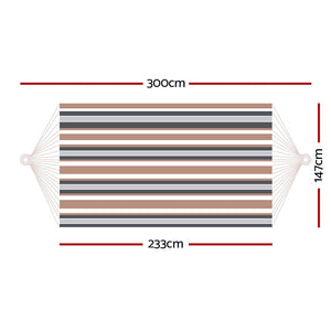 Hammock Bed | Outdoor Camping Hammocks | Beige Grey