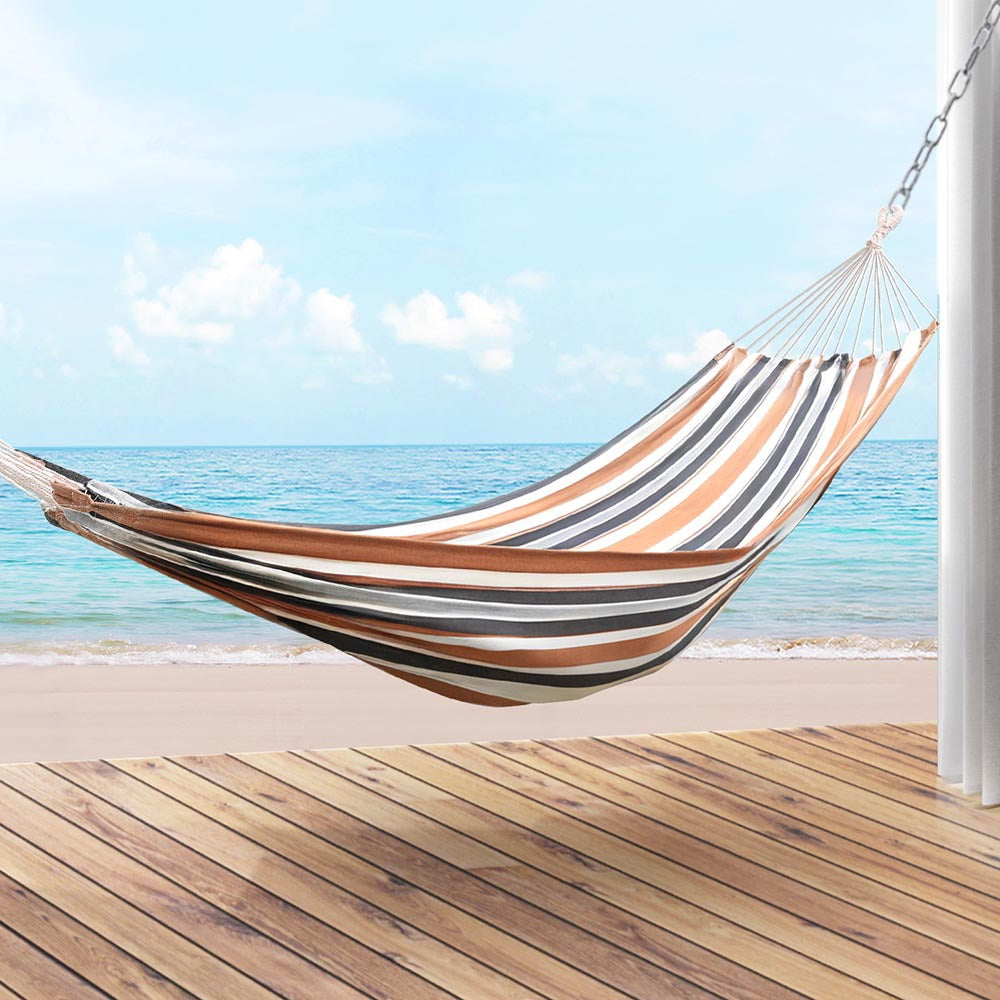 Hammock Bed | Outdoor Camping Hammocks | Beige Grey