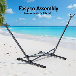 Hammock Bed with Stand | Heavy Duty Steel Frame | Indoor & Outdoor Use