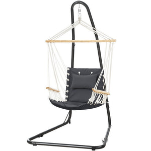 Outdoor Hammock Chair | Heavy Duty Steel Stand | Hanging Swing Seat for Garden & Balcony
