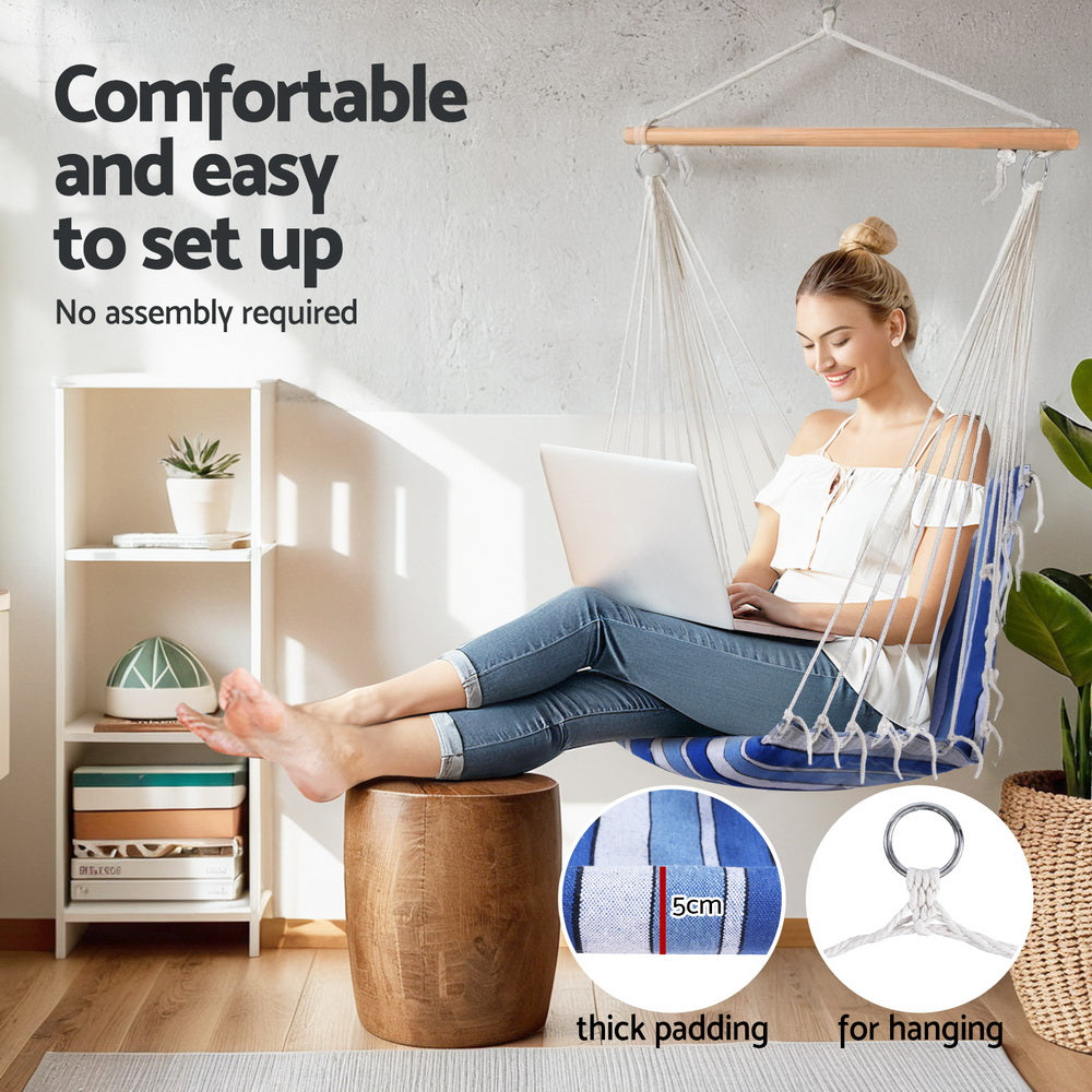 Hammock Chair | Swing | Camping | Blue