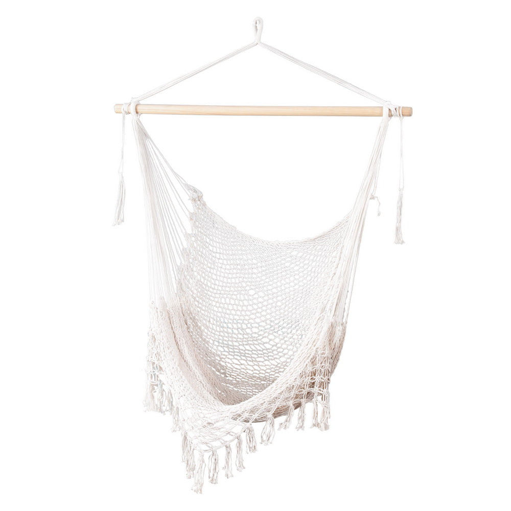 Hammock Chair | Swing | Camping Mesh | Cream